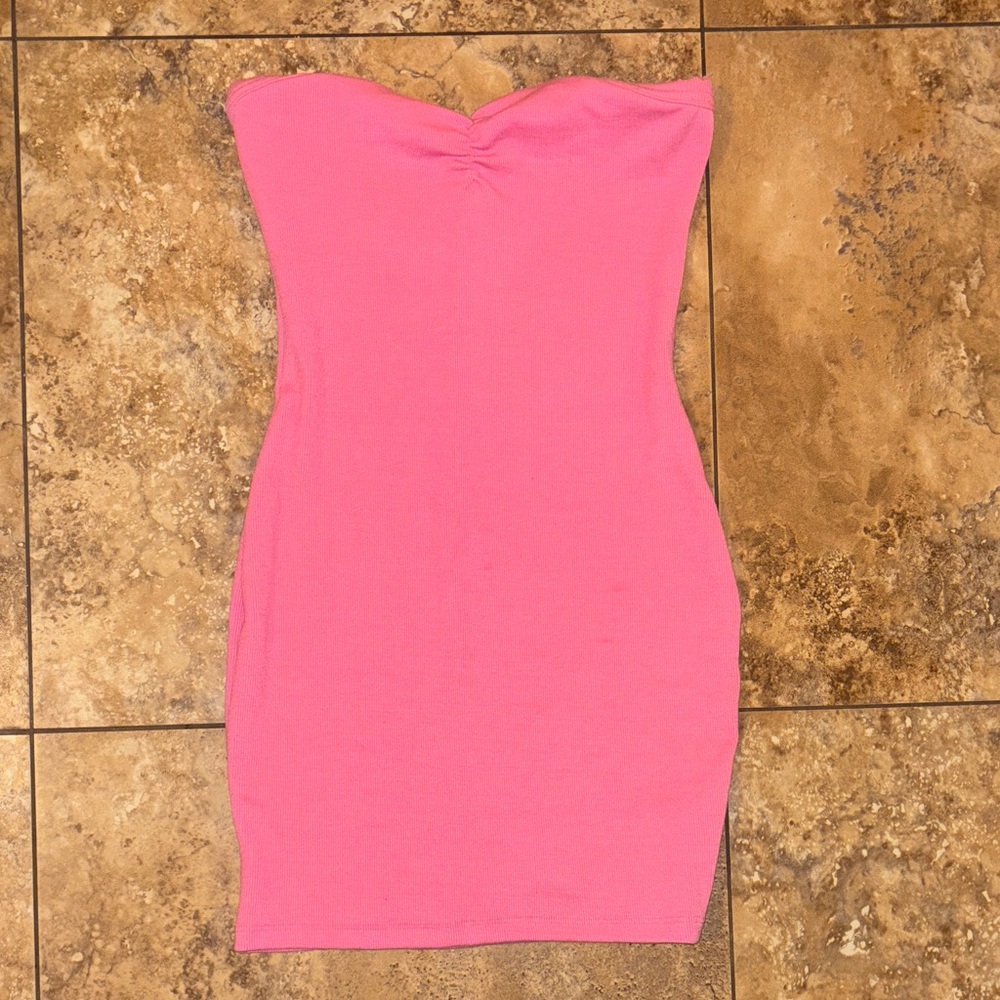 pink mini dress